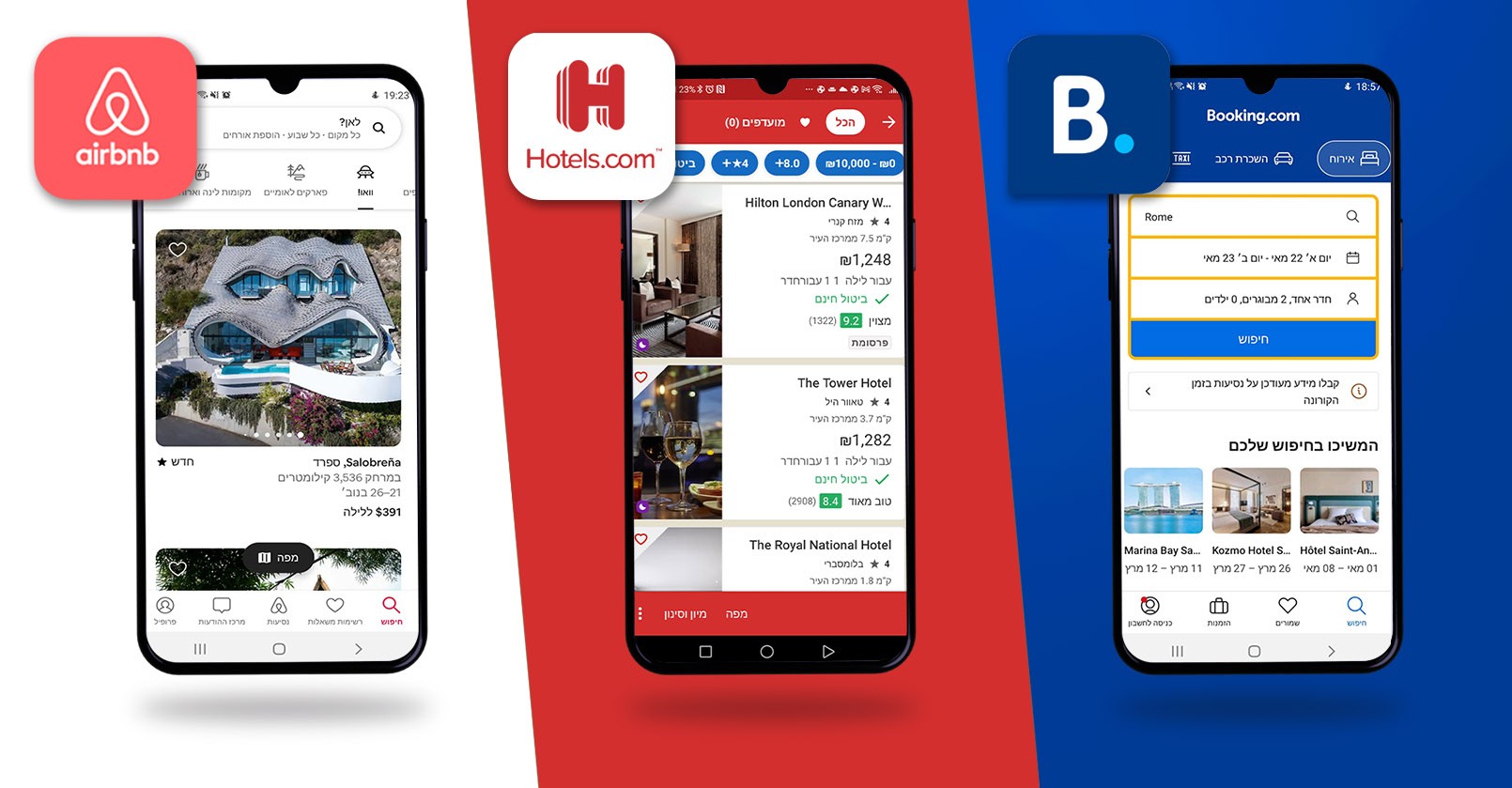 App Booking Hotels AirBNB